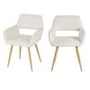 Set 2 Sillas Comedor Escandinavo Bouchette Meubles Cosy 56x56x78cm