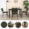 Set 2 Sillas De Comedor Con Respaldo Y Patas De Metal Meubles Cosy 55*45.5*81cm Verde