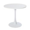 Table Ronde Meubles Cosy 80cm Blanc