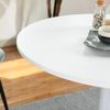 Table Ronde Meubles Cosy 80cm Blanc