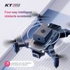 Ky912 Mini Dron Para Evitar Obstáculos (4k - Duración De La Batería: 12 Min - Negro)