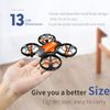 Mini Drone Con Cámara 4k Hd (modelo: V8 - Duración De La Batería: 12 Min - Naranja)