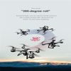 Mini Dron Con Cámara Dual Profesional Hd 4k (duración De La Batería: 15 Min - Negro)