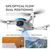 S6s Mini Gps Drone, 5g Wifi Fpv Quadcopter Rc Plegable Sin Escobillas (4k - Duración De La Batería: 25 Min - Blanco)