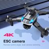 Dron K8 Con Cámara 4k Para Evitar Obstáculos Con Láser (duración De La Batería: 15 Min - Negro)