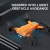 Dron De Control Remoto Con Cámara Dual 4k (duración De La Batería: 25 Min - Naranja)