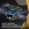 X39 Mini Drone Con Cámara 4k Evitación De Obstáculos De 360° (duración De La Batería: 15 Min - Negro)
