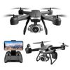 Dron V14 Con Cámara Gran Angular Hd 1080p (4 Baterías - Duración De La Batería: 15 Min - Negro)