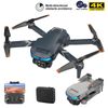 Mini Dron Plegable Xt9 Con Cámara 4k Hd (1 Batería - Duración De La Batería: 15 Min - Negro)