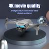 Mini Dron Plegable Xt9 Con Cámara 4k Hd (3 Baterías - Duración De La Batería: 15 Min - Gris)
