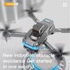 Dron P15 Con Cámara Dual 4k Evitación De Obstáculos De 360° (3 Baterías - Duración De La Batería: 20 Min - Gris)