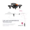 Mini Dron Teledirigido Gt1 Para Niños (duración De La Batería: 8 Min - 3 Baterías - Rojo)