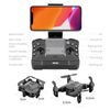 Mini Dron Plegable V2 Con Cámara Hd 1080p (1 Batería - Duración De La Batería: 12 Min - Negro)