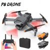 Dron P8 Con Cámara Dual 4k Hd (2 Baterías - Duración De La Batería: 12 Min - Negro)