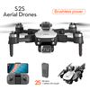 S2s Mini Drone Con Cámara Dual 4k, Cuadricóptero Plegable Sin Escobillas (1 Batería - Duración De La Batería: 25 Min - Blanco)