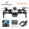 S2s Mini Drone Con Cámara Dual 6k, Cuadricóptero Plegable Sin Escobillas (3 Batería - Duración De La Batería: 25 Min - Blanco)