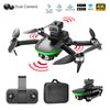 S5s Mini Drone Con Cámara 4k Hd Evitación De Obstáculos Con Láser (1 Baterías - Duración De La Batería: 18 Min - Negro)