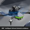 S5s Mini Drone Con Cámara 4k Hd Evitación De Obstáculos Con Láser (2 Baterías - Duración De La Batería: 18 Min - Negro)