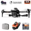 Dron K6 Max Con Tres Cámaras Evitación De Obstáculos De 360° (3 Baterías - Duración De La Batería: 15 Min - Gris)