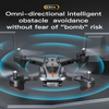 Dron Plegable P11s Con Cámara Dual De 8k Evitación De Obstáculos De 360° (1 Baterías - Duración De La Batería: 20 Min - Negro)