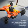 Dron Plegable P11s Con Cámara Dual De 8k Evitación De Obstáculos De 360° (2 Baterías - Duración De La Batería: 20 Min - Naranja)