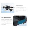 Dron Plegable K6 Pro Con Cámara Única 4k Evitación De Obstáculos De 360° (3 Baterías - Duración De La Batería: 15 Min - Gris)