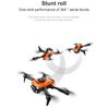 Dron Plegable K6 Pro Con Cámara Única 4k Evitación De Obstáculos De 360° (2 Baterías - Duración De La Batería: 15 Min - Naranja)