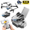 Mini Dron Plegable Ky910 Con Cámara Dual 4k (1 Baterías - Duración De La Batería: 12 Min - Gris)