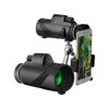 Telescopio Impermeable Monocular De Alta Potencia Bak4(negro)