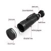 Telescopio Monocular 12x50 Hd Starscope Zoom Monocular Telescopio Monocular Impermeable, Prisma Bak4 A Prueba De Niebla Y Fmc C-negro