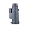 Telescopio Monocular, Prisma Monocular Impermeable Bak4 Con Zoom Hd De Alta Potencia 12x50, Con Soporte Para Teléfono Inteligente Y Telescopio De Viaje-negro