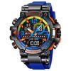 Veanxin Smartwatch Colorido Luminoso Electrónico Impermeable Reloj Deportivo -azul