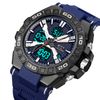 Veanxin Smartwatch Colorido Luminoso Electrónico Impermeable Reloj Deportivo -azul Oscuro