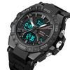 Veanxin Smartwatch Colorido Luminoso Electrónico Impermeable Reloj Deportivo -negro