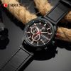 Veanxin Business Watch Reloj Impermeable Con Esfera Pequeña De Seis Manecillas -negro