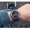 Veanxin Reloj Deportivo Impermeable Multifuncional Para Hombre -negro