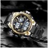 Veanxin Reloj Deportivo Impermeable Multifuncional Para Hombre -oro
