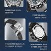 Veanxin Reloj Digital Deportivo Impermeable Para Jóvenes -negro Azul