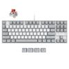 Teclado Mecánico Hub Interruptores Rojos 3inus Kebohub Ee01 Gris