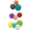 Juego De 10 Bolas Sensoriales Multicolores Infantino