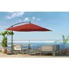 Parasol Cuadrada Terracota 3x3 Metros Solenzara