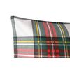 Juego Nórdico 2 Piezas 100% Algodón Cama De 90cm Tartan Blanco