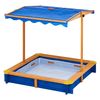 Teamson Kids 'verano' Jardín Arenero Exterior Para Niños Madera/azul Tk-kf0003