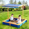 Teamson Kids 'verano' Jardín Arenero Exterior Para Niños Madera/azul Tk-kf0003