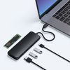 Hub Usb C A Hdmi 4k, Disco Duro Ssd, 2 Usb, Usb C Satechi Negro