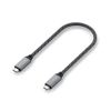 Satechi St-u4c25m Cable Usb 0,25 M Usb4 Gen 3x2 Usb C Negro, Gris