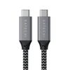 Satechi St-u4c25m Cable Usb 0,25 M Usb4 Gen 3x2 Usb C Negro, Gris