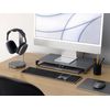 Satechi Usb-c Monitor Stand Hub Xl Monitor Level Space Gray