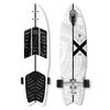 Tabla De Surf Skate Snaker 36 White Striker