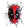 Luz 3d - Lámpara De Deadpool Audace Deco